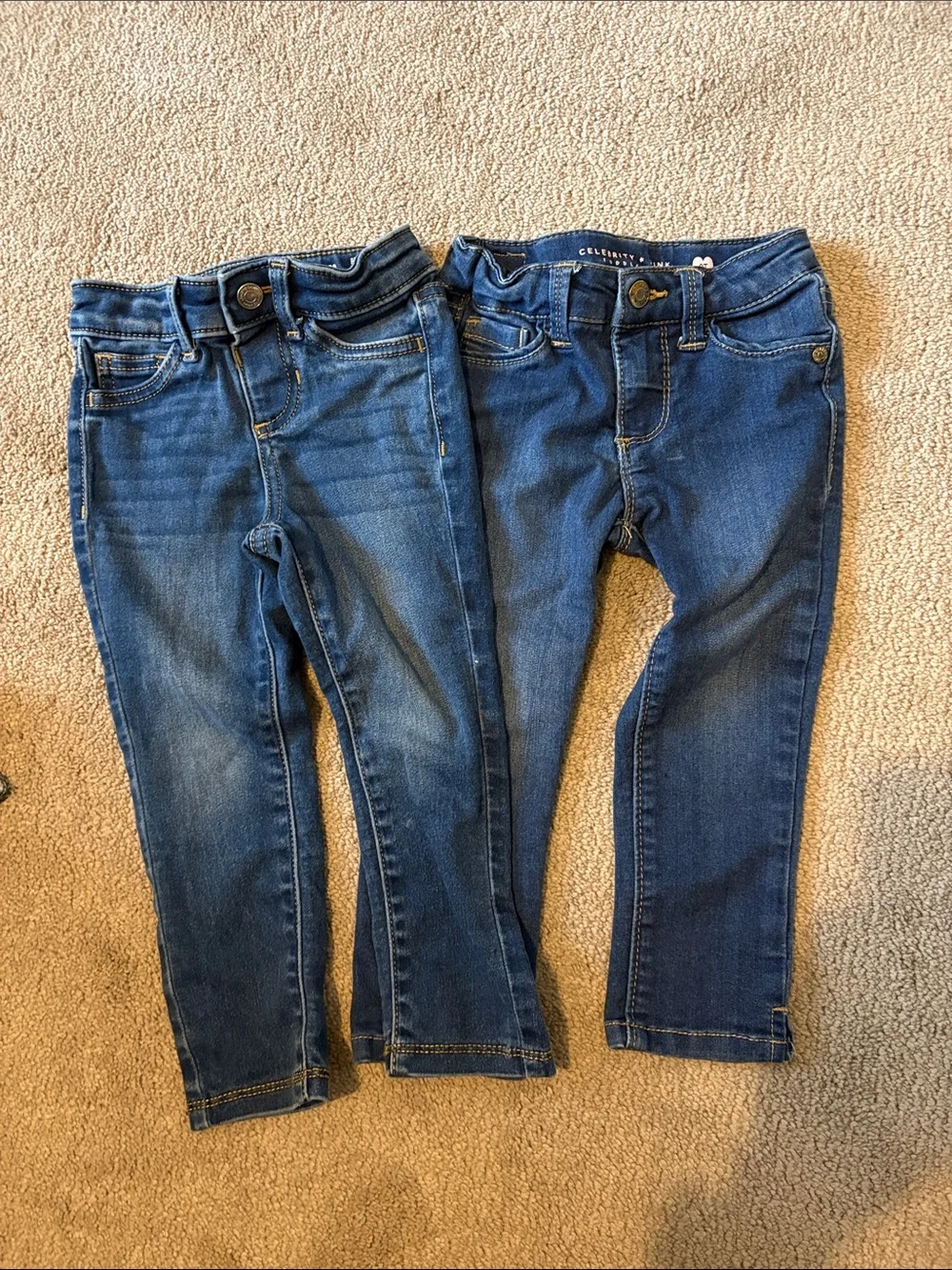 Kids Blue Denim Jeans - Classic Stretch Bottoms